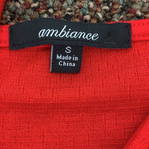 Red Ambiance mini dress size small - Picture 3 of 3